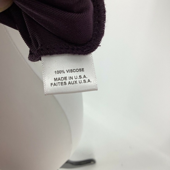 MISA LOS ANGELES Agus One-Shoulder Velvet Top Plum - Picture 8 of 8